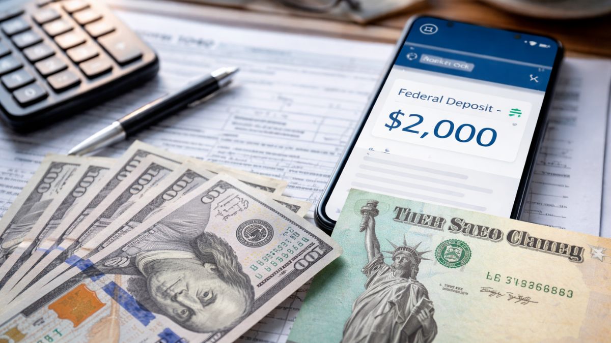 $2,000 Direct Deposit in February