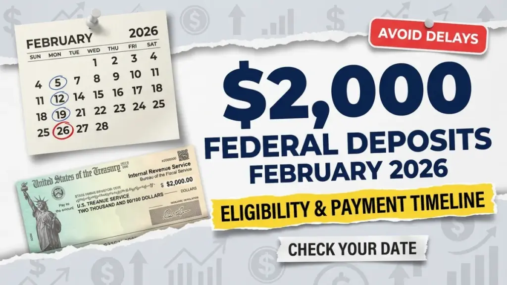 $2,000 Federal Direct Deposit Payment Is Coming in February 2026