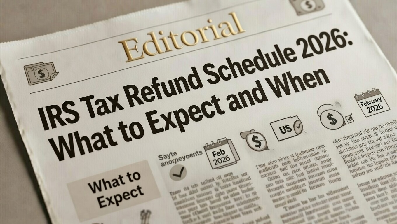 IRS Tax Refund Schedule 2026