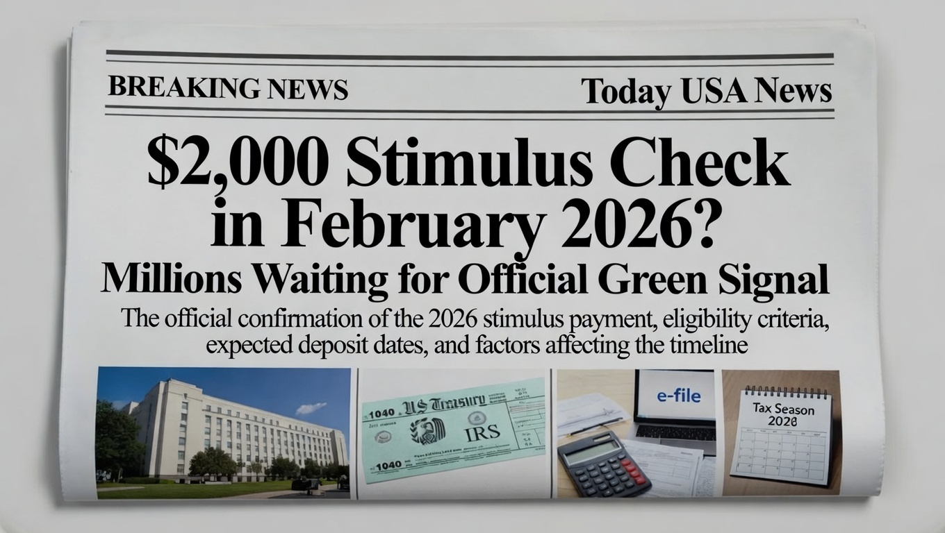 $2,000 Stimulus Check in February 2026