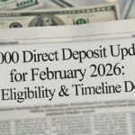 $2,000 Direct Deposit Update for February 2026
