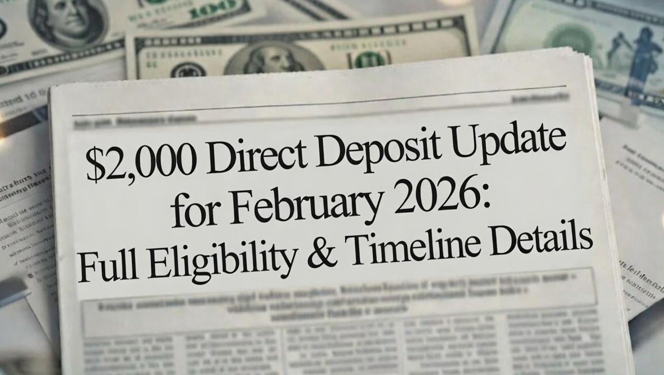 $2,000 Direct Deposit Update for February 2026
